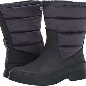NEW Size 10 COLE HAAN Women's Pinch Utility Puffer Boots Winter Dark Gray Blue